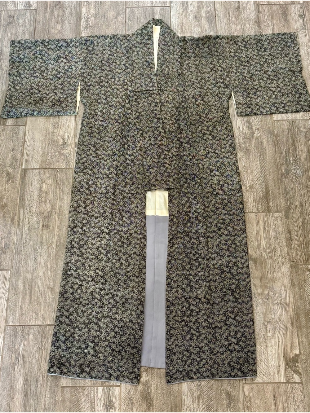 Authentic Vintage Japanese Komon Kimono